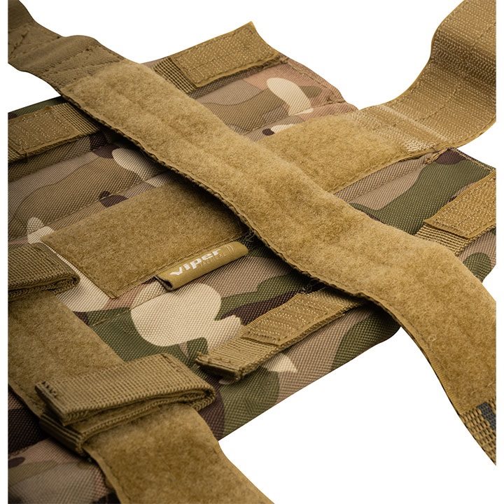 Panel de muslo ELITE en Cordura 600D con cierre FASTEX y sistema PALS