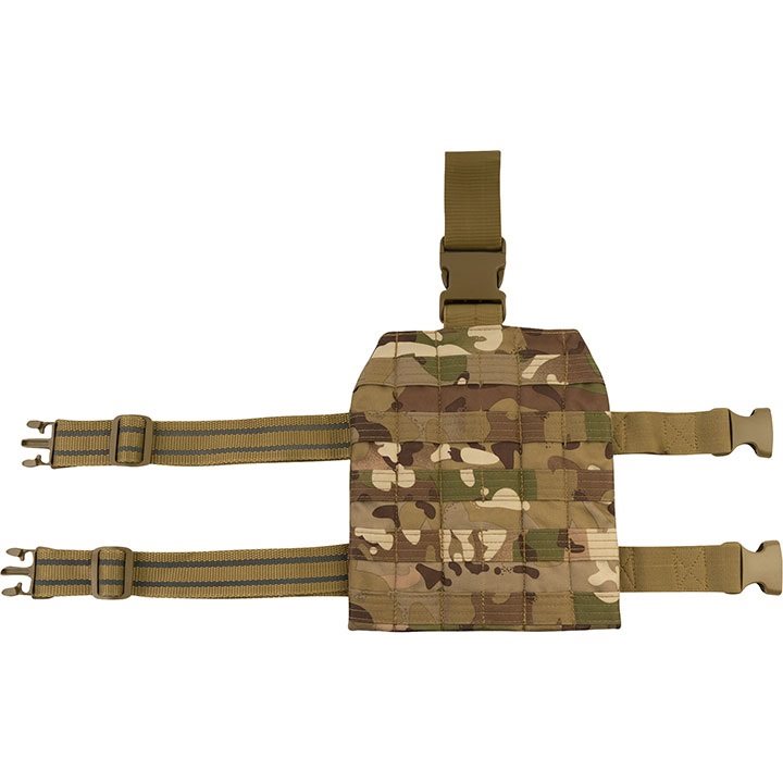 Panel de muslo ELITE en Cordura 600D con cierre FASTEX y sistema PALS
