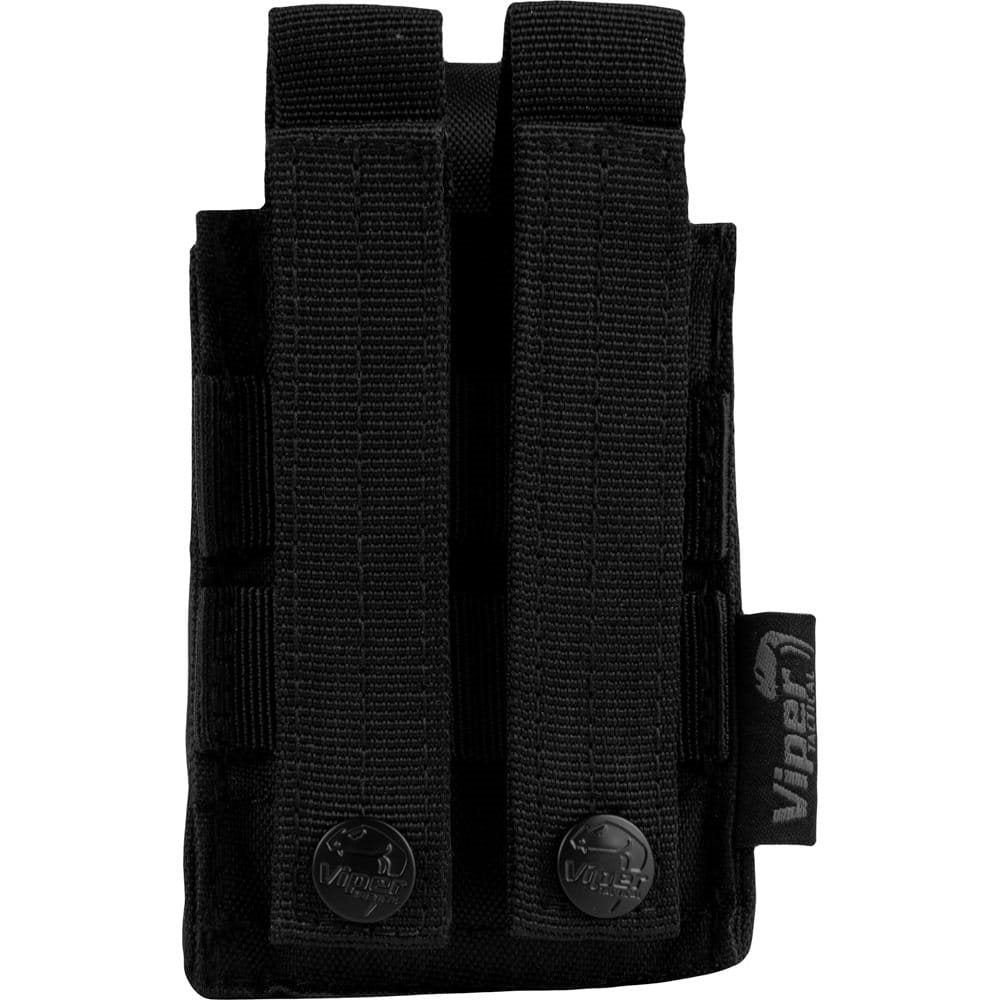Bolsa para granada negra VMGP10BLK en 600D CORDURA con sistema PALS y cierre de velcro