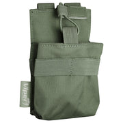 Funda para radio/GPS verde en 600D CORDURA, tamaño aprox. 15x8x4 cm