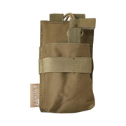 Funda COYOTE para radio o GPS en Cordura 600D, tamaño aprox. 15x8x4 cm, con sistema PALS y cierre de velcro