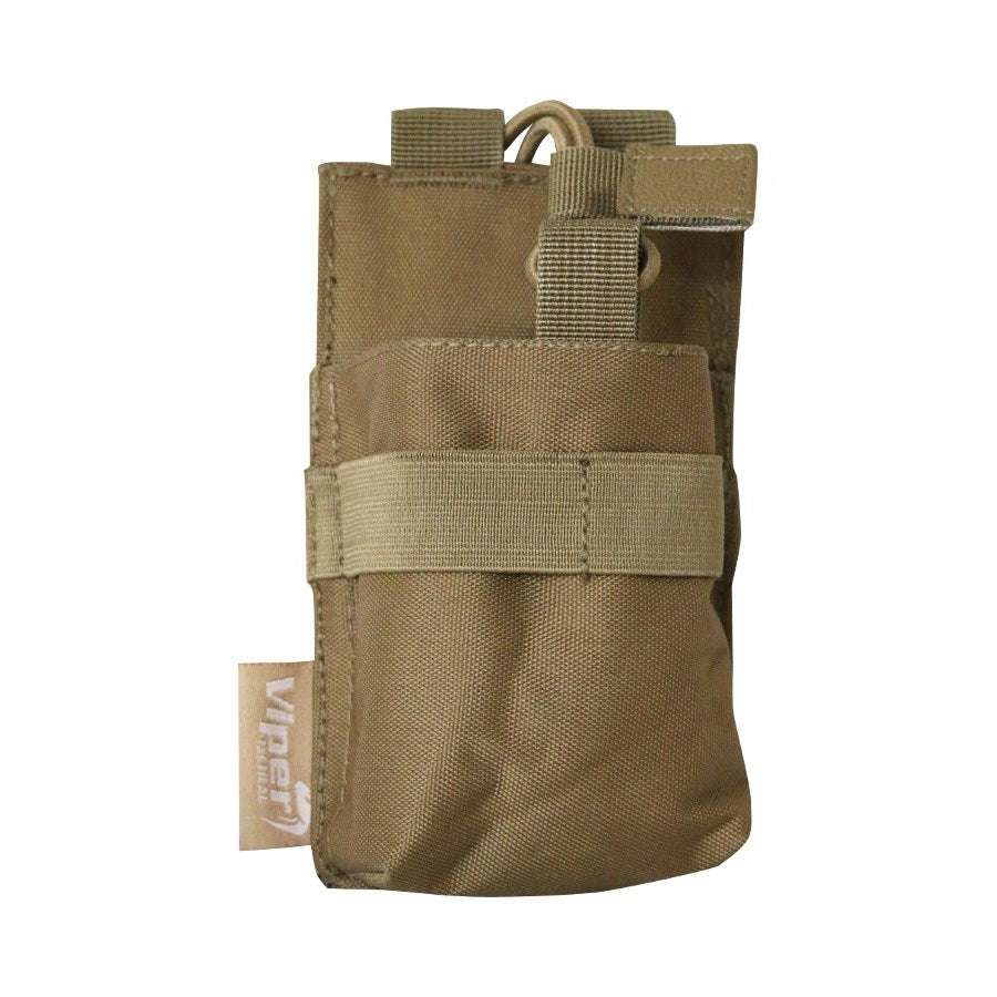 Funda COYOTE para radio o GPS en Cordura 600D, tamaño aprox. 15x8x4 cm, con sistema PALS y cierre de velcro