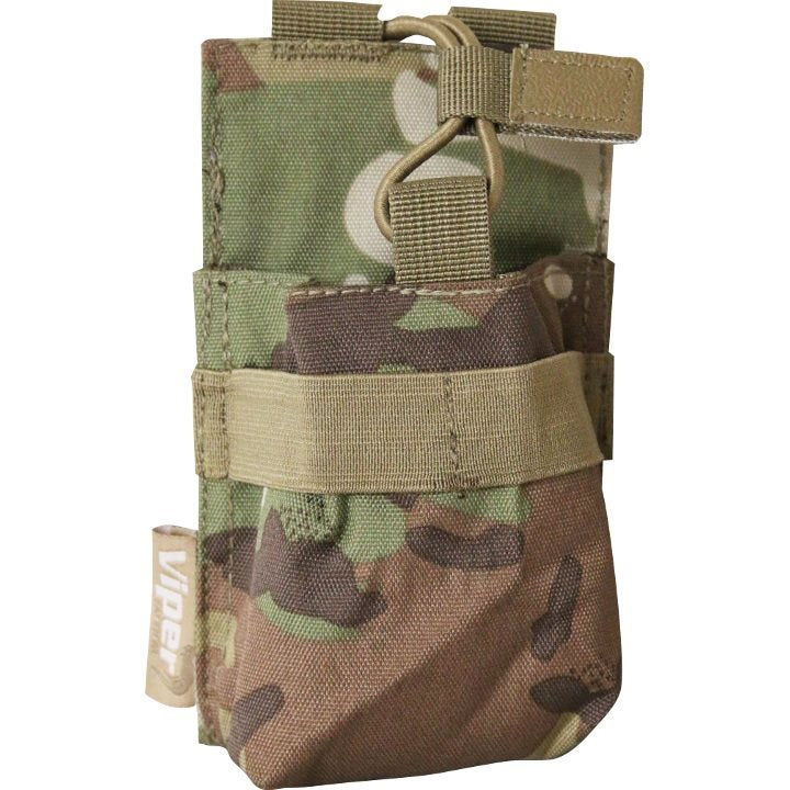Funda para radio/GPS verde en 600D CORDURA, tamaño aprox. 15x8x4 cm
