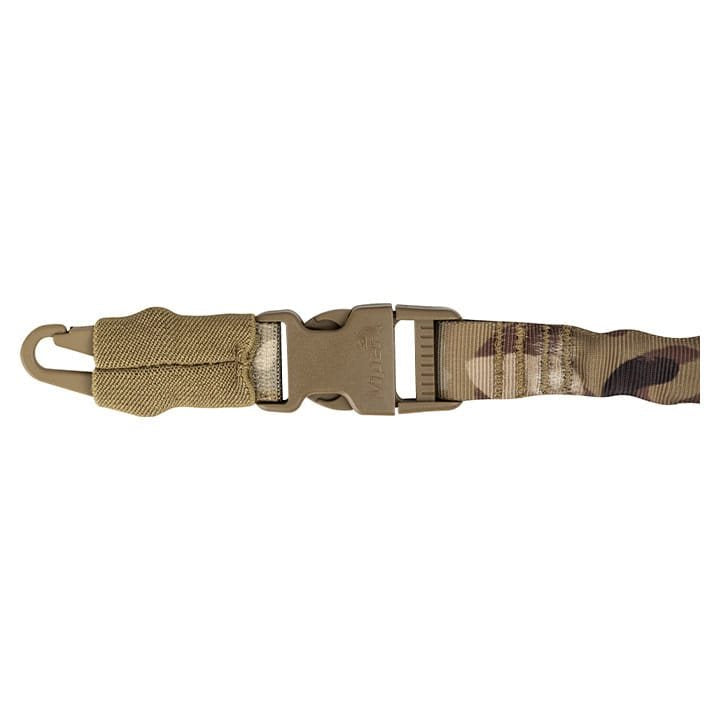 Correa para arma Modular negra unipunto con mosquetón y hebilla FASTEX