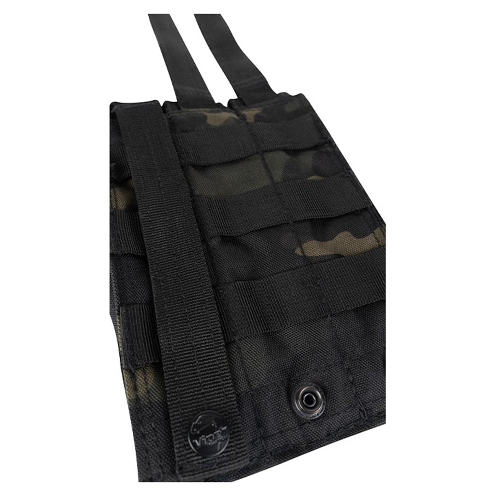 Funda para 3 cargadores MP5 Coyote en Cordura 600D con sistema PALS y cierre de velcro
