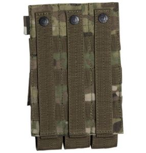 Funda para 3 cargadores MP5 Coyote en Cordura 600D con sistema PALS y cierre de velcro