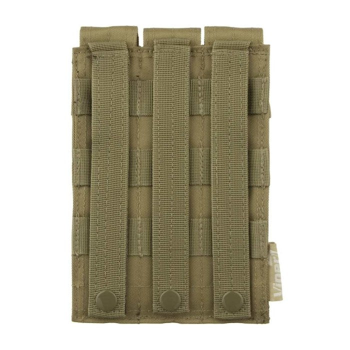 Funda para 3 cargadores MP5 Coyote en Cordura 600D con sistema PALS y cierre de velcro