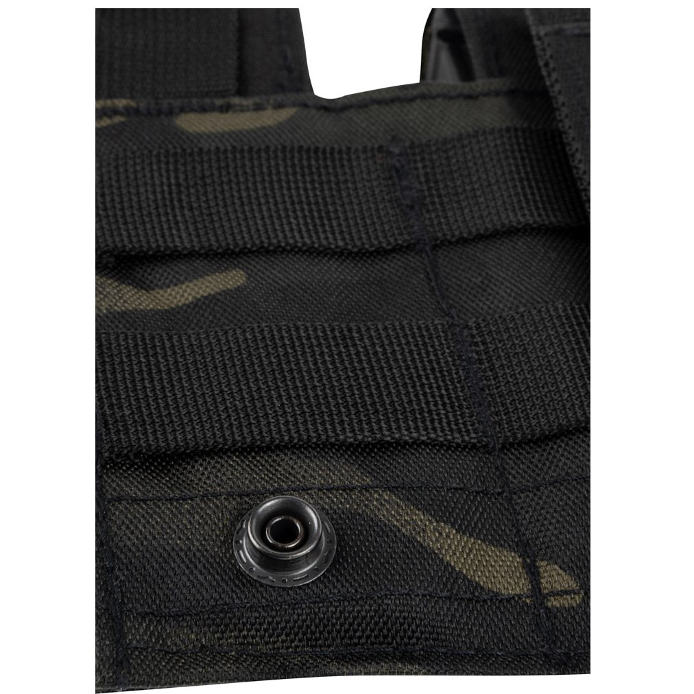 Funda para 2 cargadores de pistola negra VIPER UK, 600D Cordura, cierre de velcro y sistema PALS