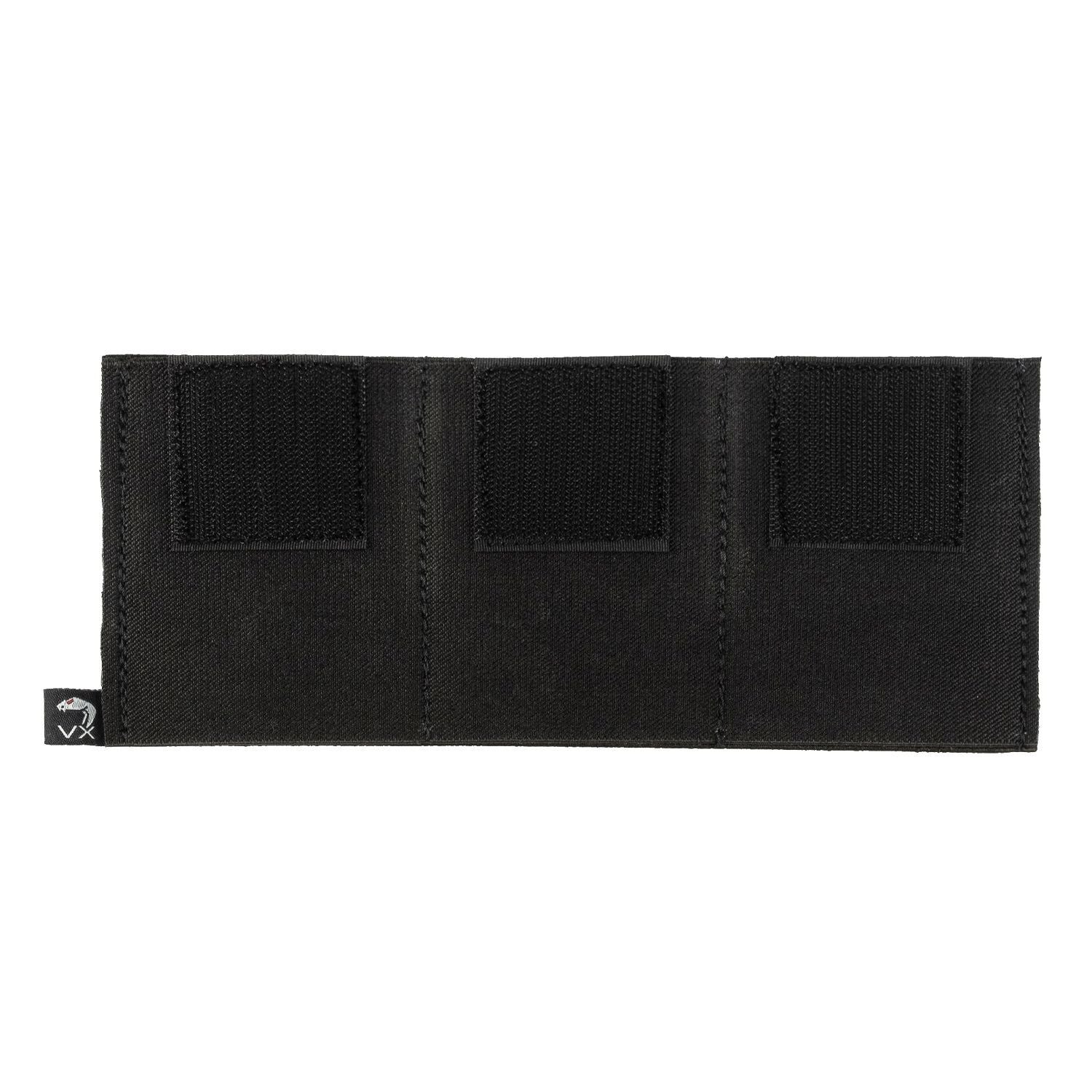 Insert VX negro para 3 cargadores de rifle con panel VELCRO trasero