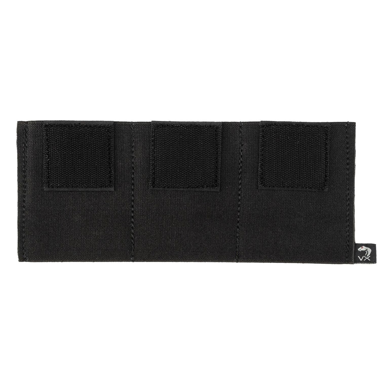 Insert VX negro para 3 cargadores de rifle con panel VELCRO trasero