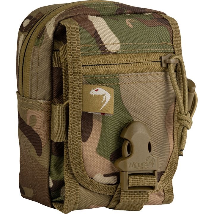 Funda V-DUTY universal negra con correas MOLLE