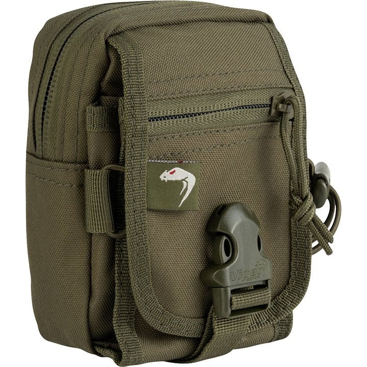 Funda V-DUTY universal negra con correas MOLLE