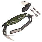 Multitool C.R.A.B. en estuche de regalo con navaja plegable y accesorios
