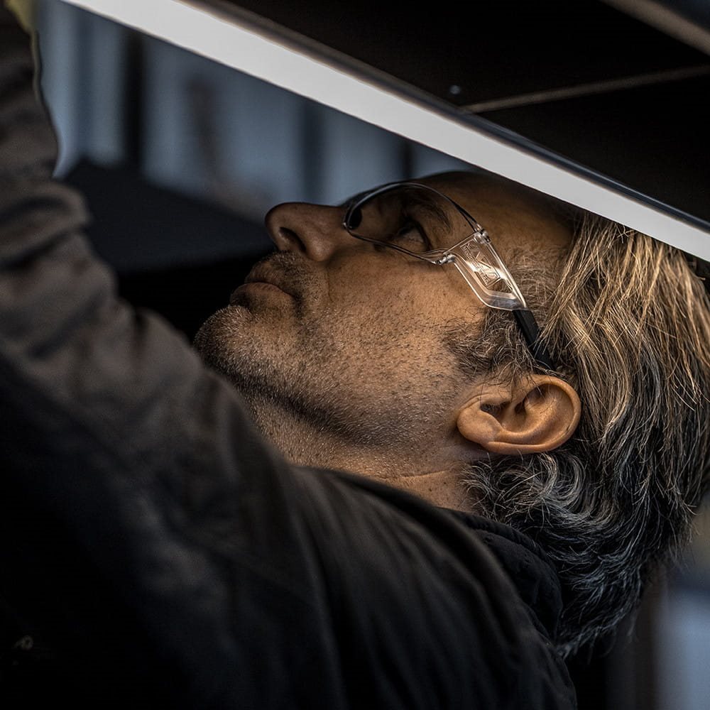 Gafas tácticas transparentes TYPE-N con montura de policarbonato y lentes antiempañantes