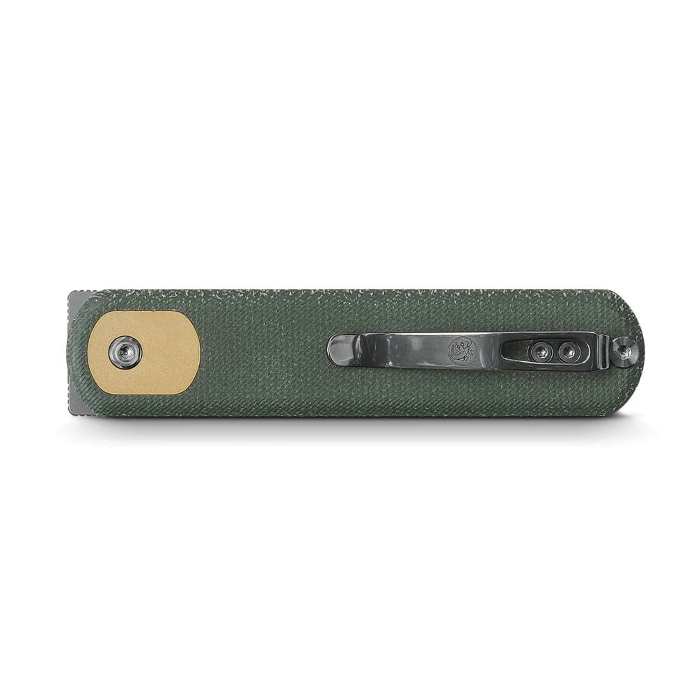 Navaja plegable CORGI verde con hoja lisa