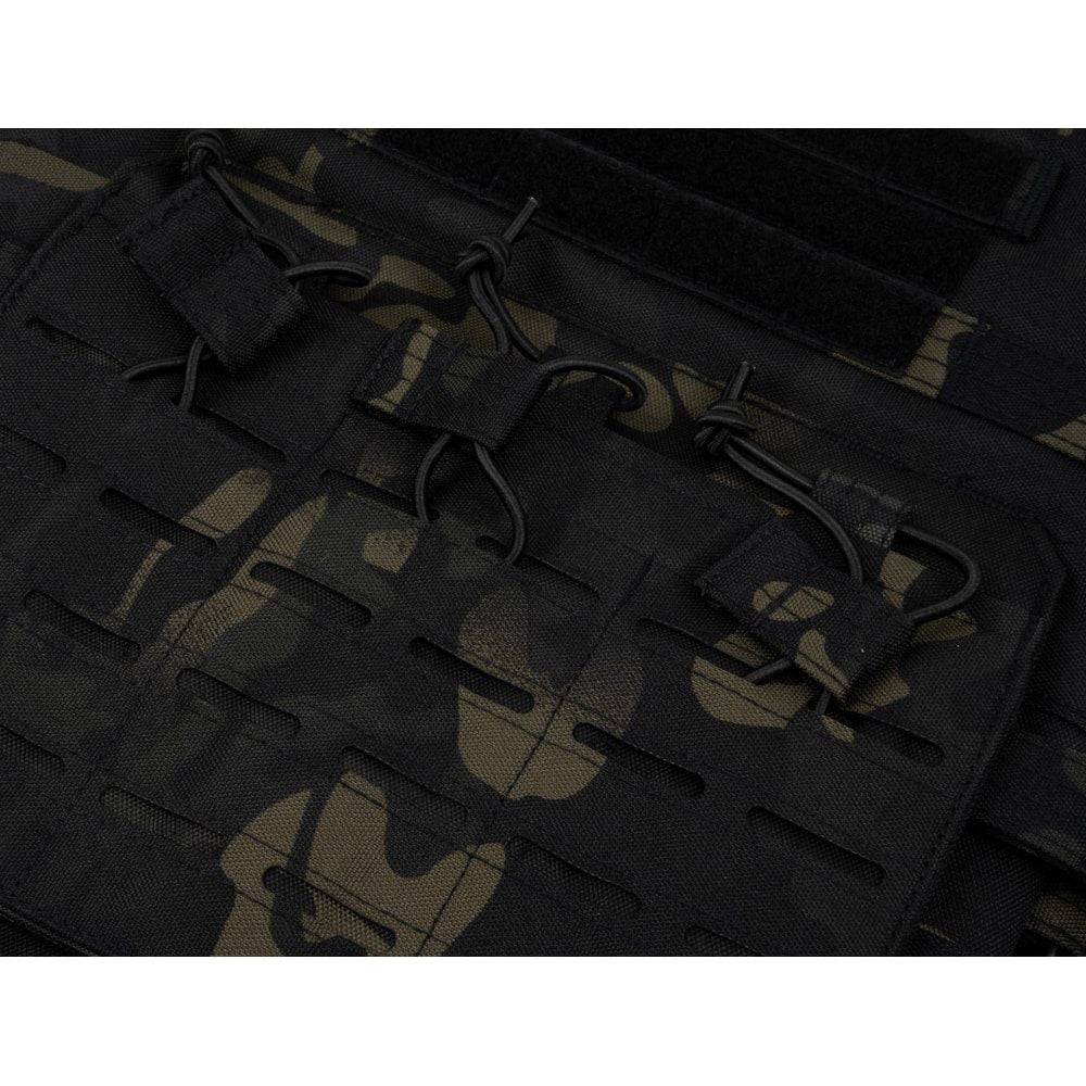 Chaleco táctico SPECIAL OPS portaplacas negro, material 600D Cordura
