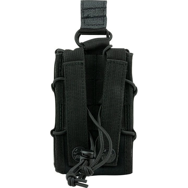 Funda ELITE para cargadores MOLLE abierta negra, 12 x 8 x 3 cm