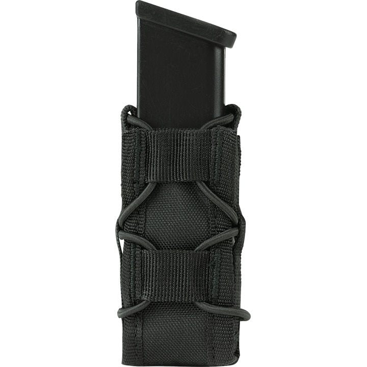 Funda porta cargador ELITE MOLLE abierta negra en Cordura 600D, aprox. 90 x 40 x 20 mm