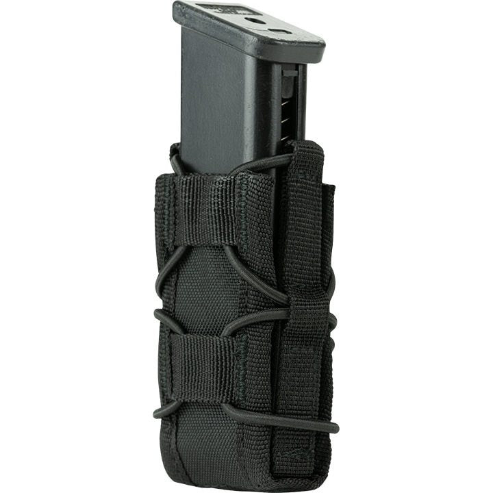 Funda porta cargador ELITE MOLLE abierta negra en Cordura 600D, aprox. 90 x 40 x 20 mm