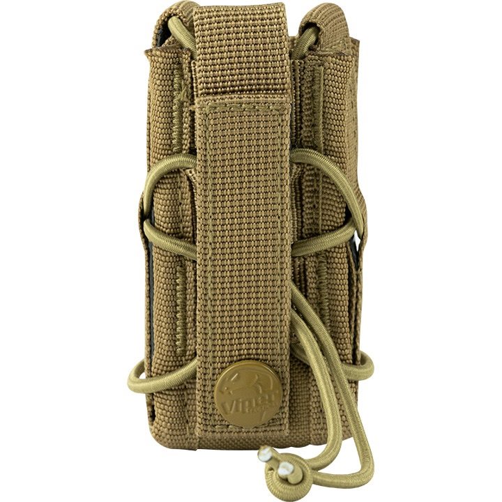 Funda porta cargador ELITE MOLLE abierta negra en Cordura 600D, aprox. 90 x 40 x 20 mm