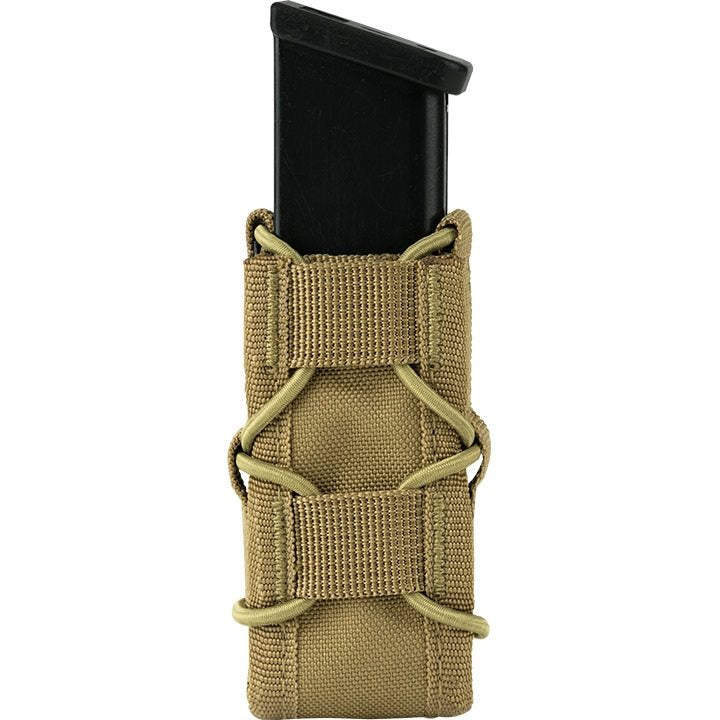 Funda porta cargador ELITE MOLLE abierta negra en Cordura 600D, aprox. 90 x 40 x 20 mm