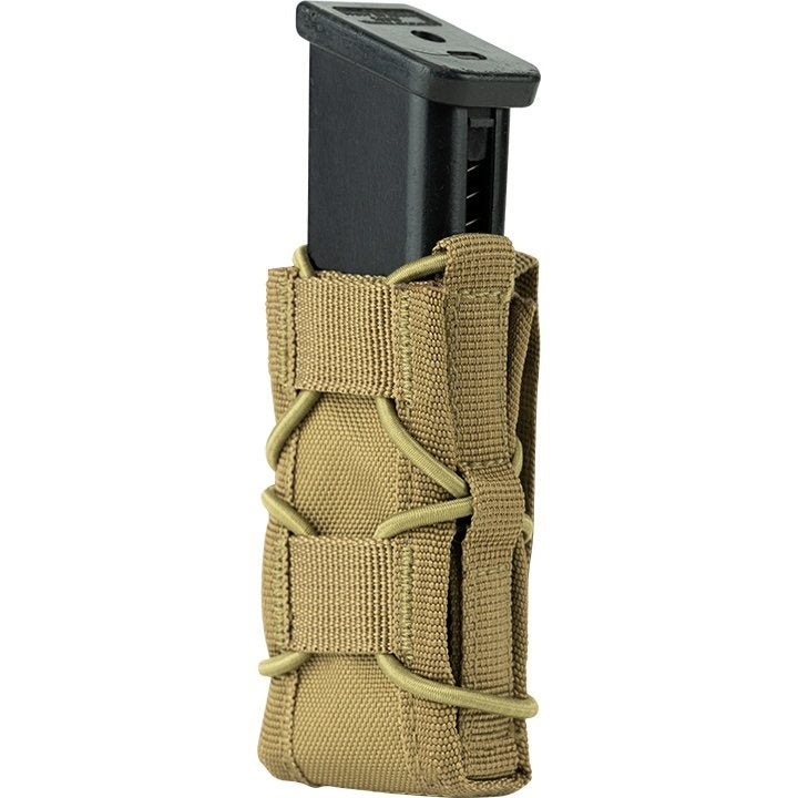 Funda porta cargador ELITE MOLLE abierta negra en Cordura 600D, aprox. 90 x 40 x 20 mm