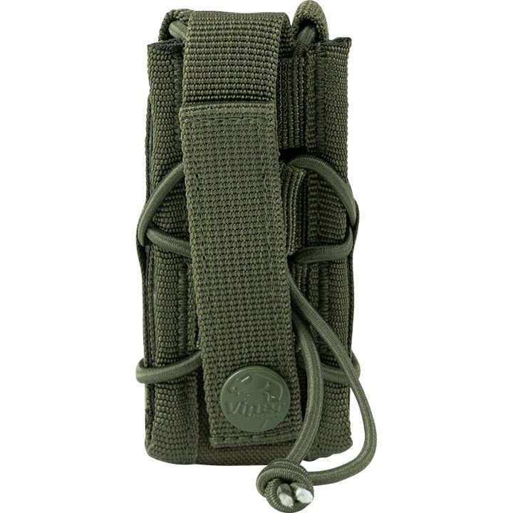 Funda porta cargador ELITE MOLLE abierta negra en Cordura 600D, aprox. 90 x 40 x 20 mm