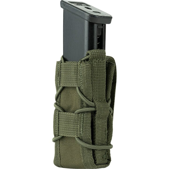 Funda porta cargador ELITE MOLLE abierta negra en Cordura 600D, aprox. 90 x 40 x 20 mm