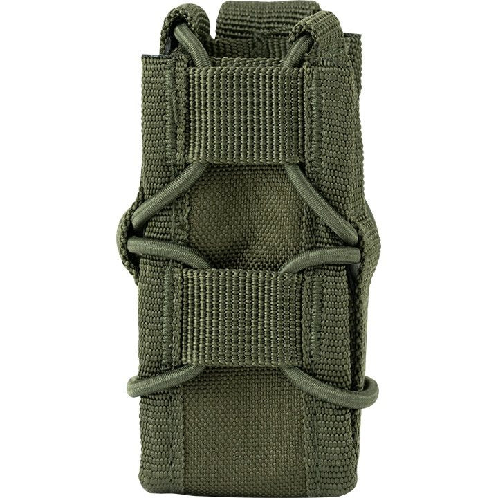 Funda porta cargador ELITE MOLLE abierta negra en Cordura 600D, aprox. 90 x 40 x 20 mm