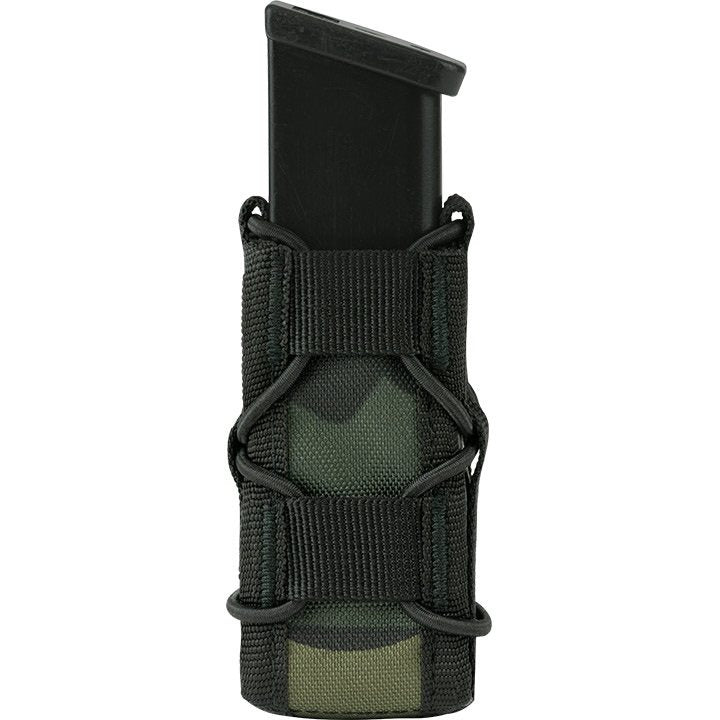 Funda porta cargador ELITE MOLLE abierta negra en Cordura 600D, aprox. 90 x 40 x 20 mm