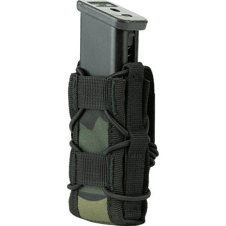 Funda porta cargador ELITE MOLLE abierta negra en Cordura 600D, aprox. 90 x 40 x 20 mm
