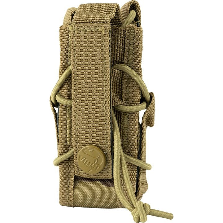 Funda porta cargador ELITE MOLLE abierta negra en Cordura 600D, aprox. 90 x 40 x 20 mm