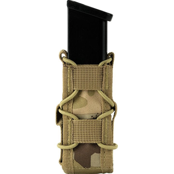 Funda porta cargador ELITE MOLLE abierta negra en Cordura 600D, aprox. 90 x 40 x 20 mm