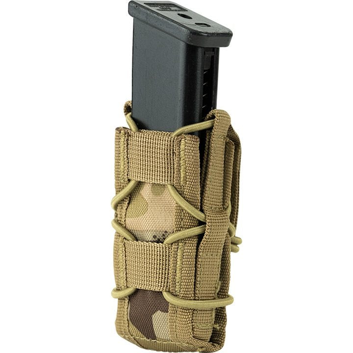Funda porta cargador ELITE MOLLE abierta negra en Cordura 600D, aprox. 90 x 40 x 20 mm
