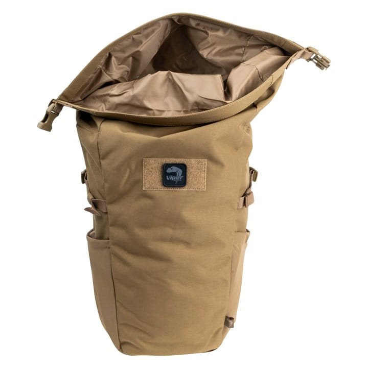 Mochila táctica Viper Fold Top verde, 25 L, 600D Cordura