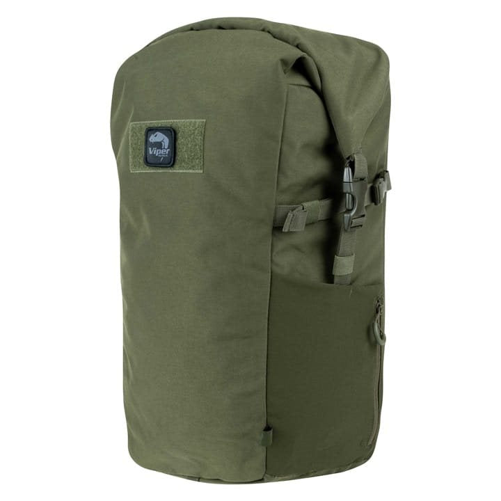 Mochila táctica Viper Fold Top verde, 25 L, 600D Cordura