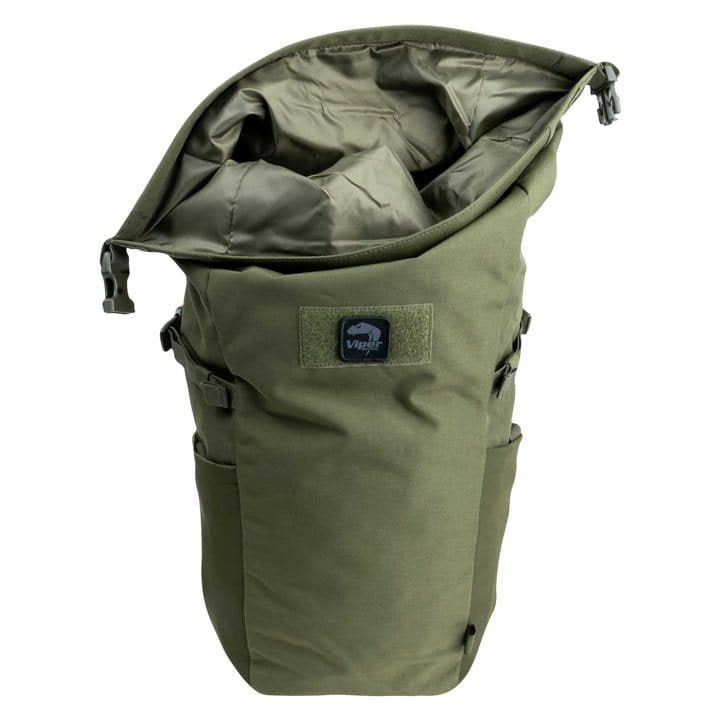 Mochila táctica Viper Fold Top verde, 25 L, 600D Cordura