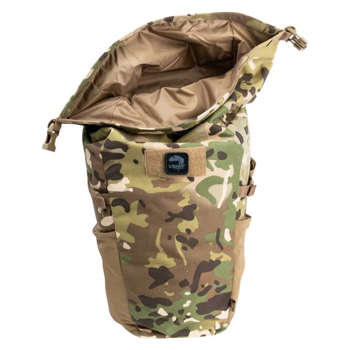 Mochila táctica Viper Fold Top verde, 25 L, 600D Cordura