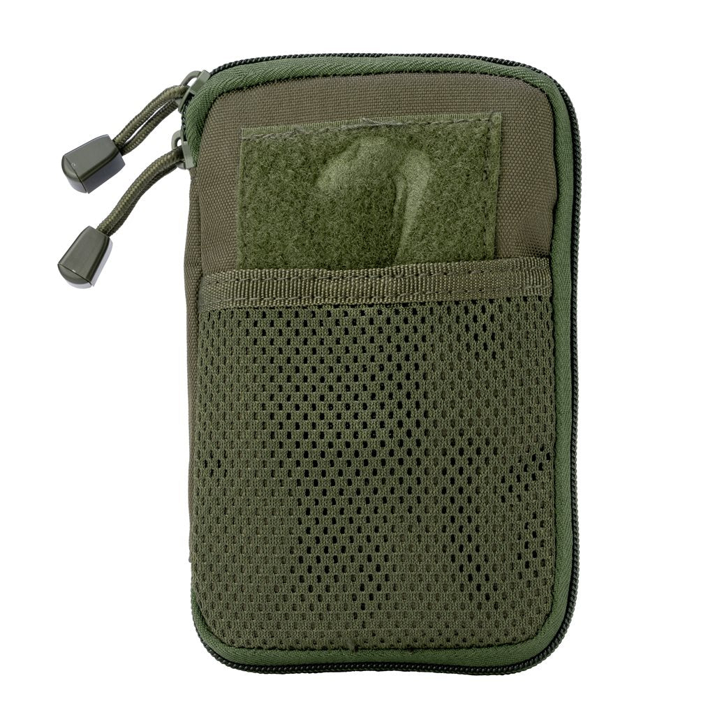 Funda OPERATORS universal negra con panel MOLLE, asa y bolsillo de malla exterior