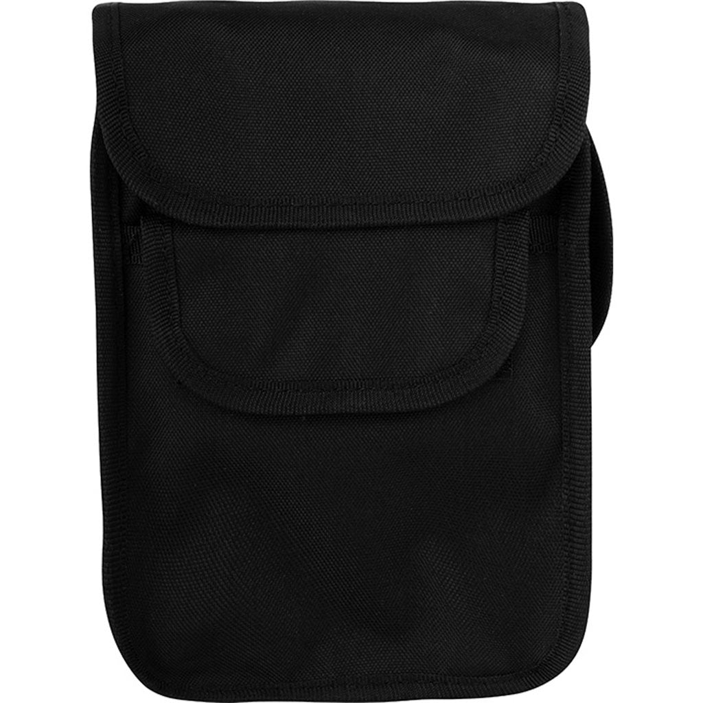 Funda universal PATROL negra con 2 bolsillos, cierre de velcro, soporte para linterna Maglite y 3 lazos para bolígrafos