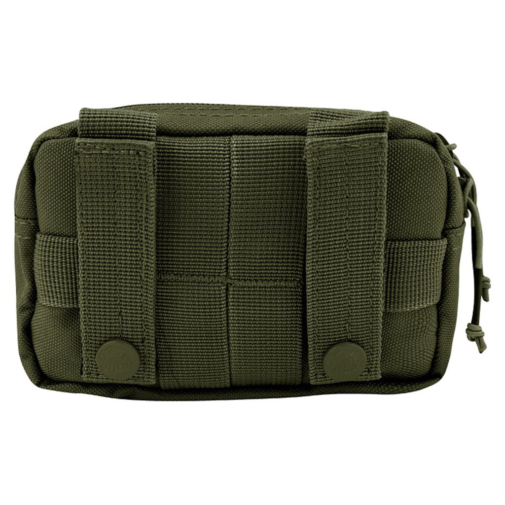 Funda Utility negra para teléfono con bolsillo frontal forrado en fleece y compatibilidad MOLLE