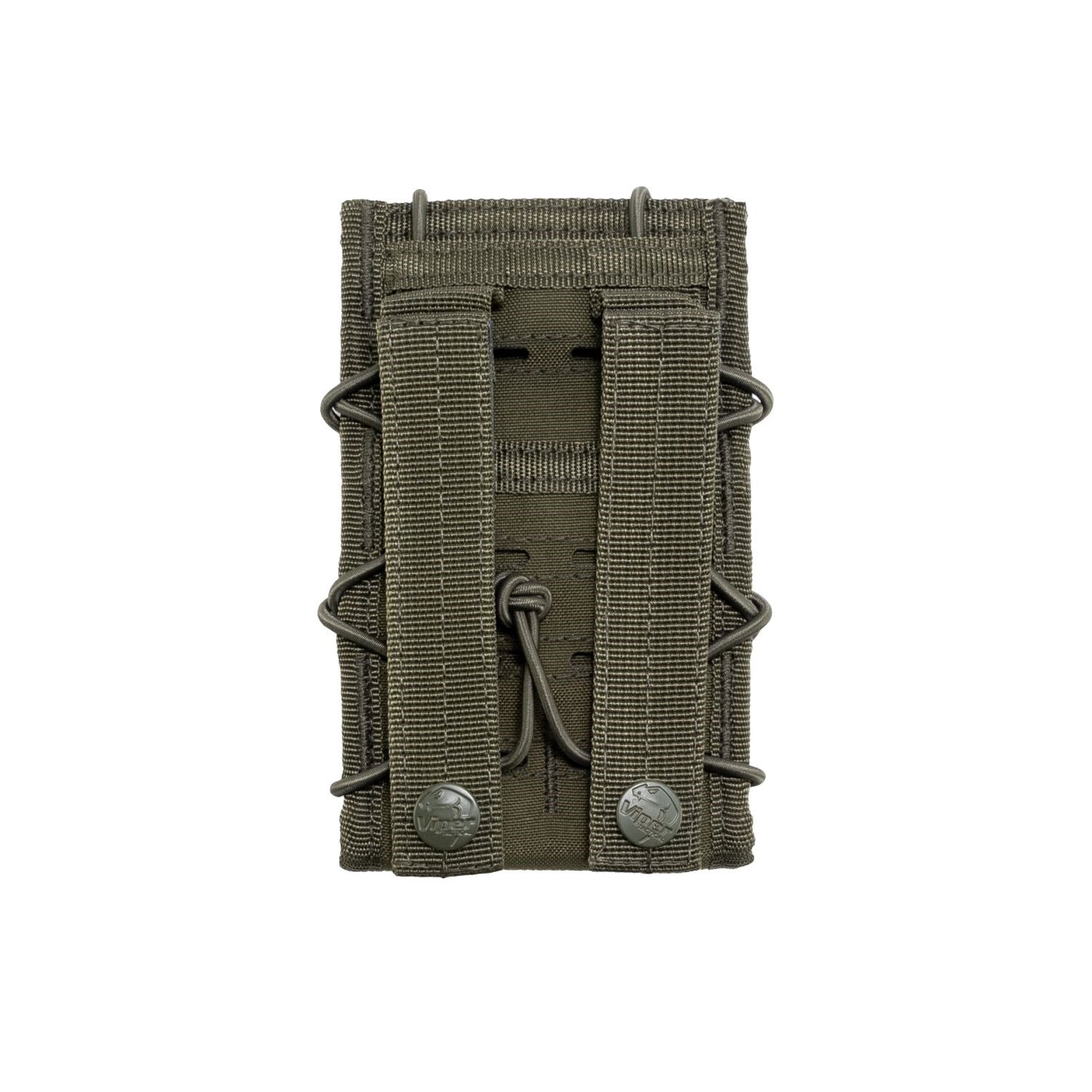 Funda VX para teléfono verde compatible con MOLLE/PALS, bolsillo principal y tres bolsillos pequeños