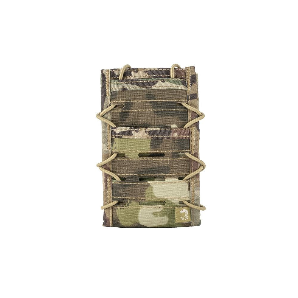 Funda VX para teléfono verde compatible con MOLLE/PALS, bolsillo principal y tres bolsillos pequeños