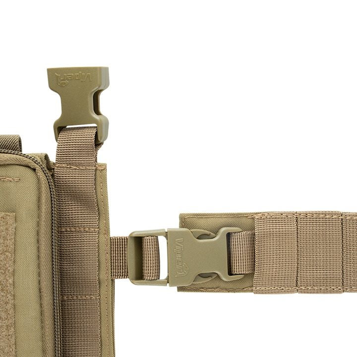 Chest Rig VX Buckle Ready negro de Viper mostrado en imagen
