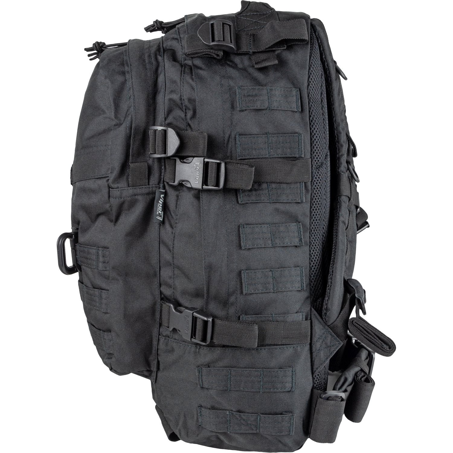 Mochila SPECIAL OPS 45L verde, 600D Cordura, 3 compartimentos, compatible con bolsa de hidratación