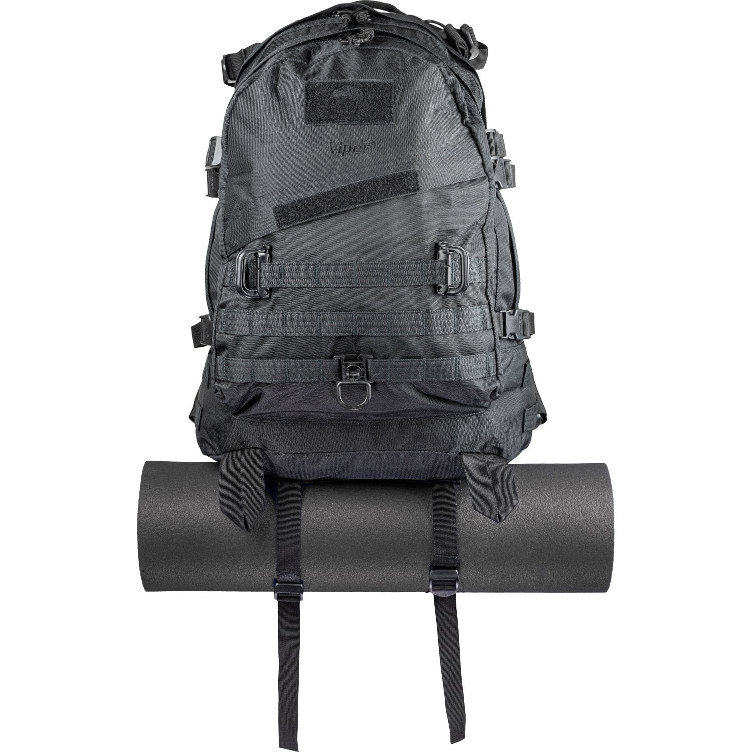 Mochila SPECIAL OPS 45L verde, 600D Cordura, 3 compartimentos, compatible con bolsa de hidratación