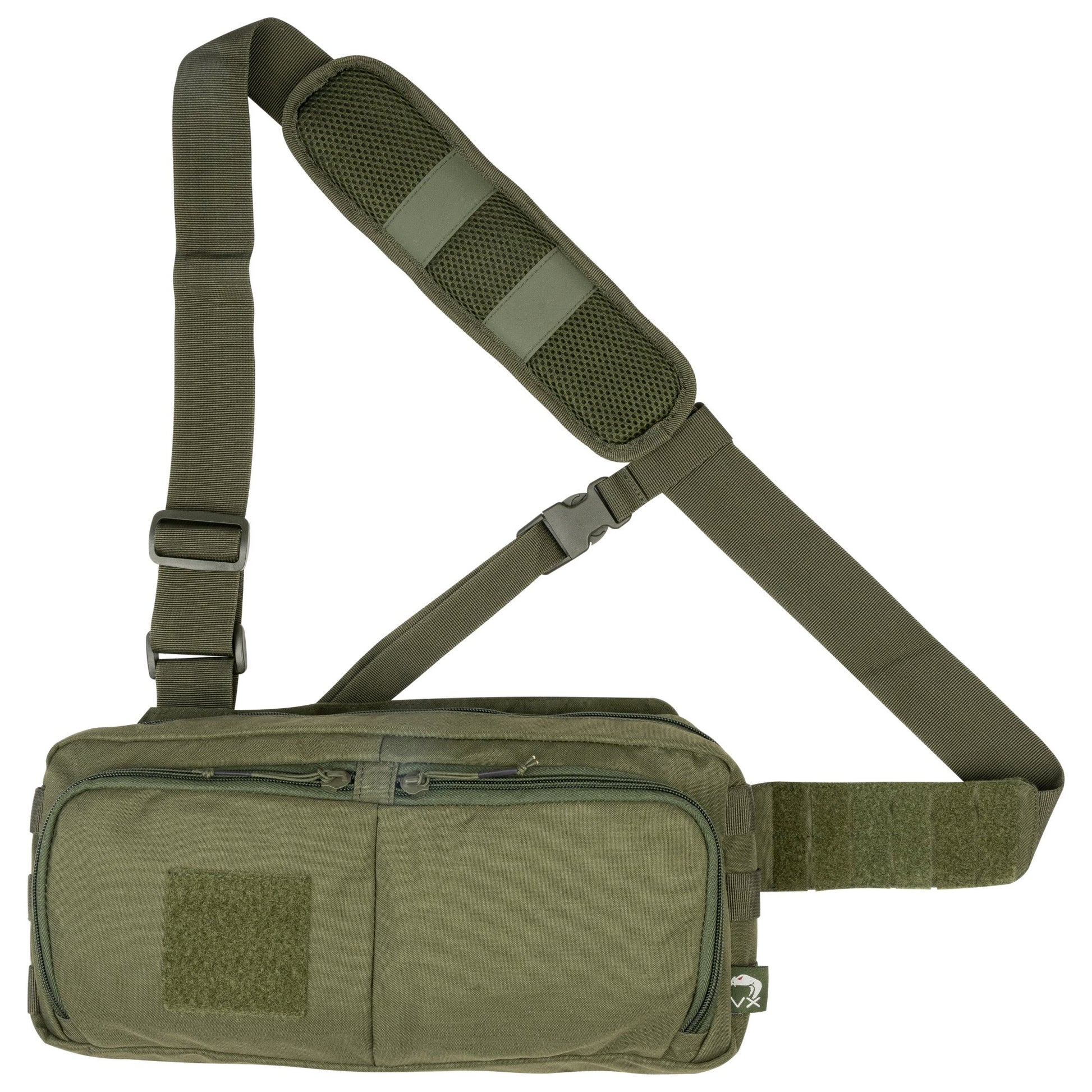 Bolso bandolera VX SLING negro con 2 compartimentos y compatibilidad MOLLE/PALS