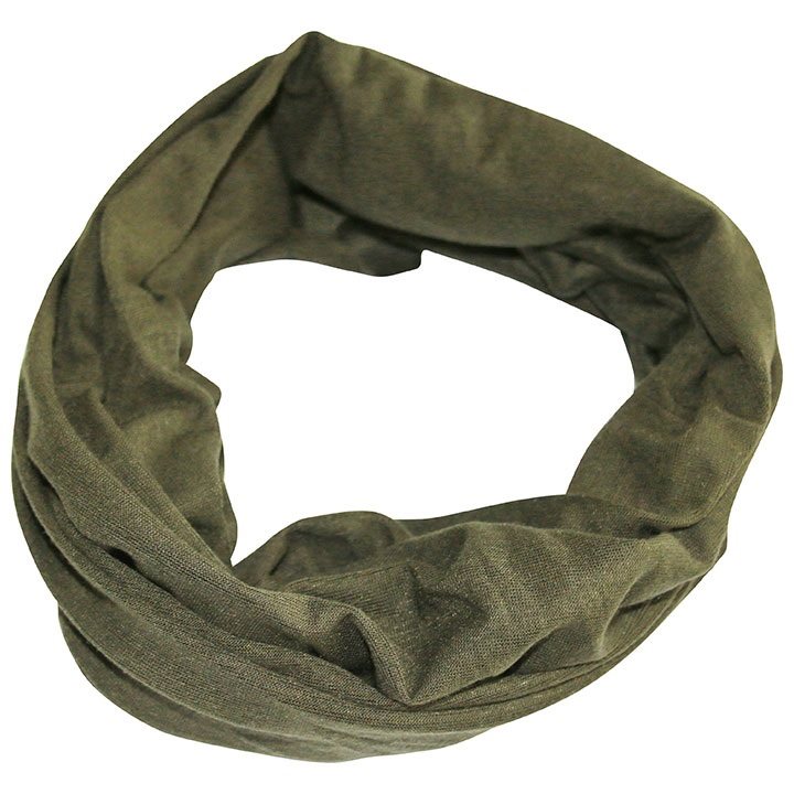 Snood táctico multifuncional, bufanda sin costuras de algodón elástico