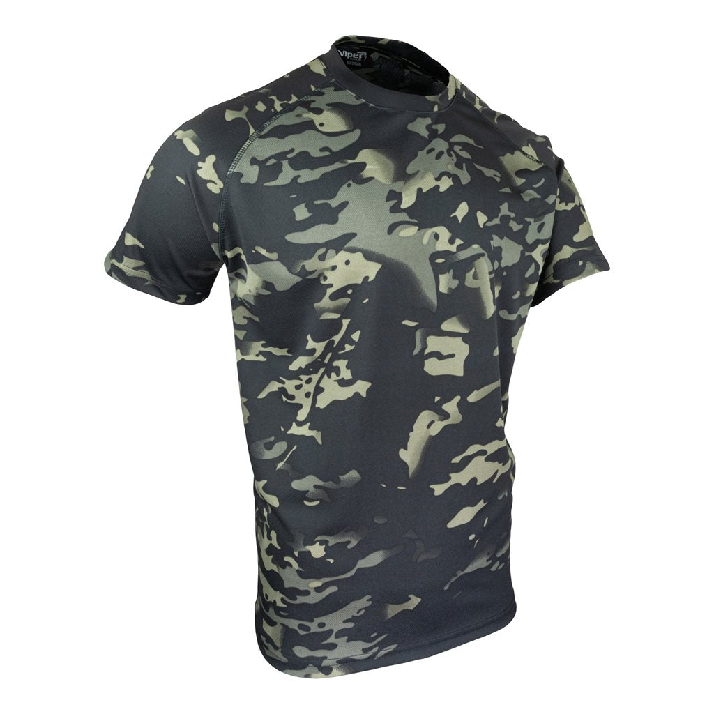 Camiseta funcional MESH-TECH de VIPER TACTICAL, manga corta, poliéster ligero