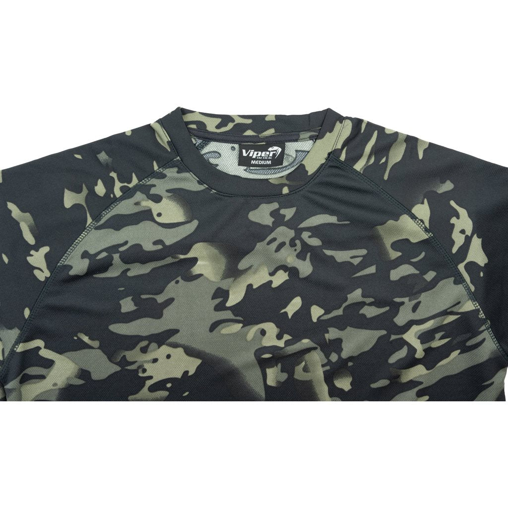 Camiseta funcional MESH-TECH de VIPER TACTICAL, manga corta, poliéster ligero